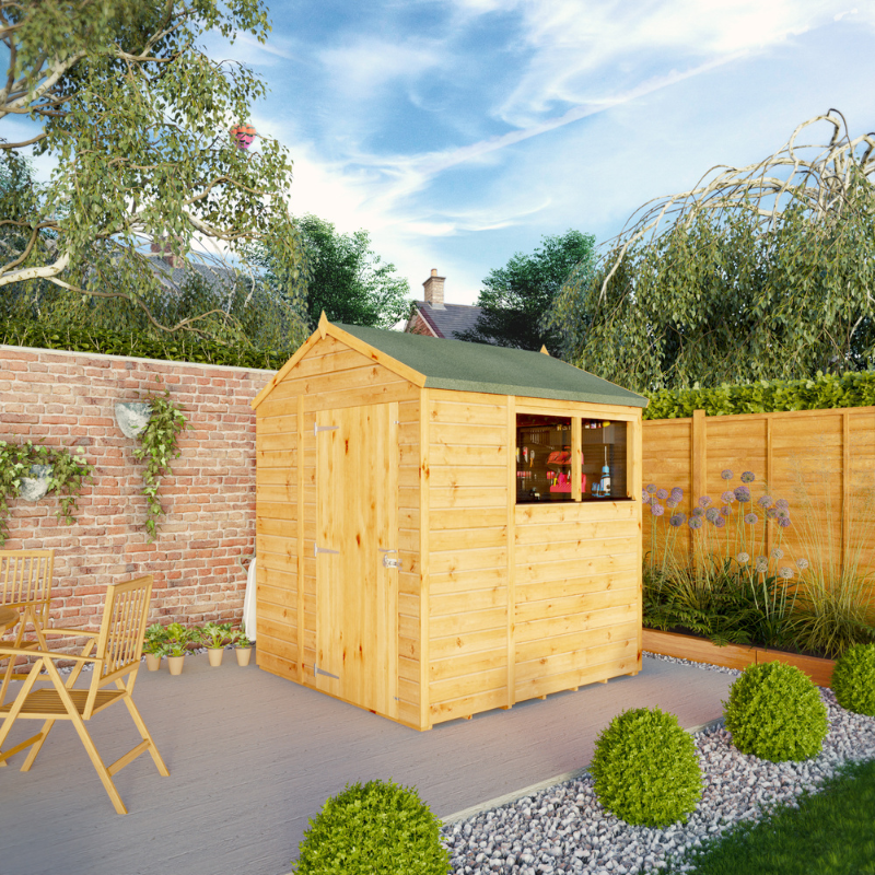 Mercia Woodsman Shiplap Apex Shed - 6ft x 6ft