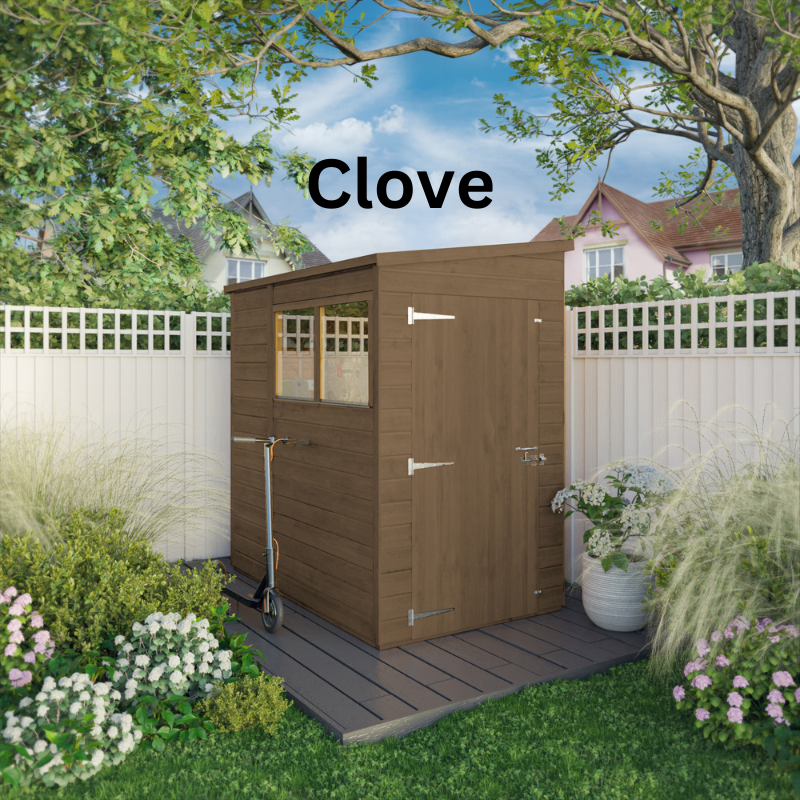 Mercia Woodsman Shiplap Pent Shed - 6ft x 4ft