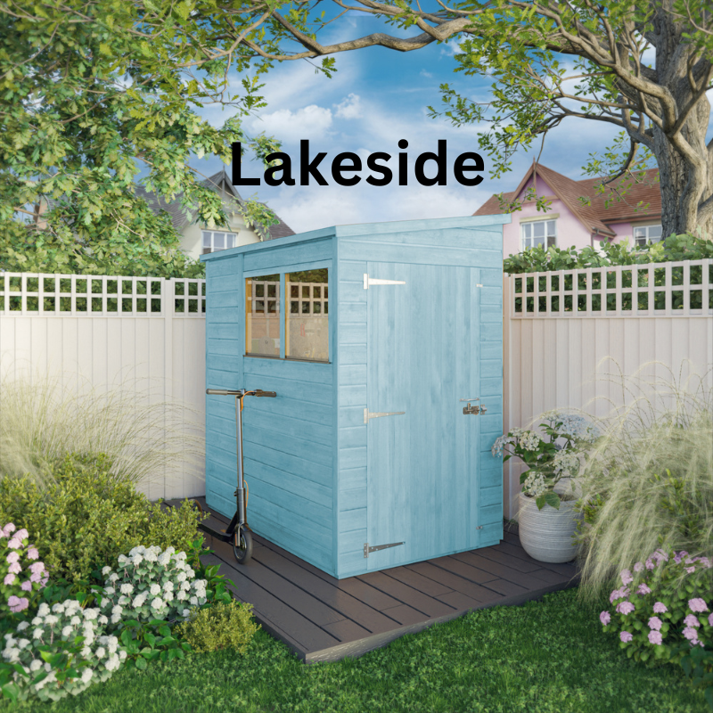 Mercia Woodsman Shiplap Pent Shed - 6ft x 4ft