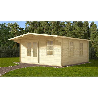 Eurovudas Milano Log Cabin - 3m x 3m Eurovudas