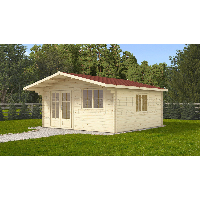 Eurovudas Monaco Log Cabin - 3m x 3m Eurovudas