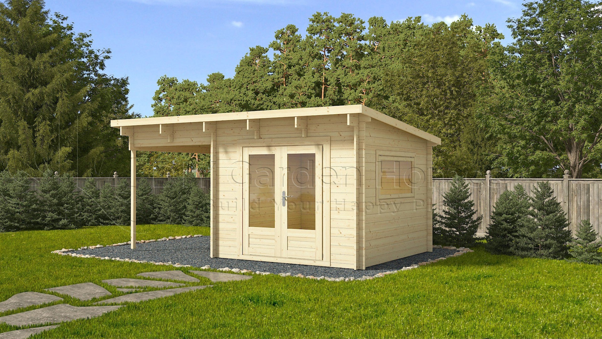 Eurovudas Nataly Log Cabin - 5m x 3m Eurovudas