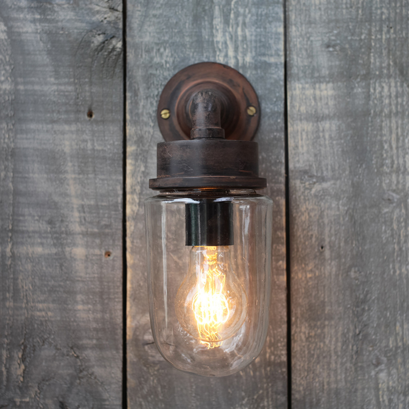 Nkuku Ngari Outdoor Light - Rust