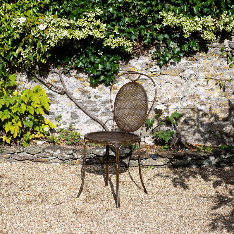 Nkuku Parwaha Iron Bistro Chair