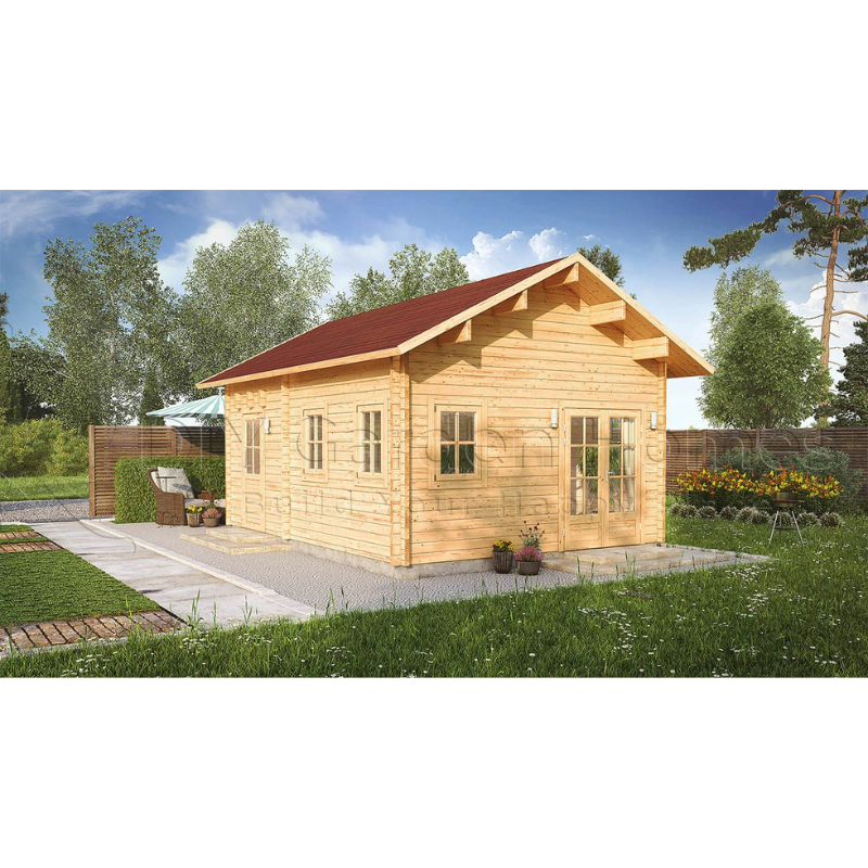 Eurovudas Nottingham Log Cabin - 4.5m x 6m Eurovudas