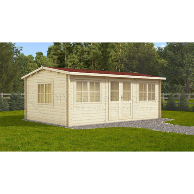 Eurovudas Oslo Log Cabin - 6m x 4m Eurovudas