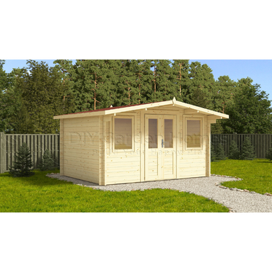 Eurovudas Oxford Log Cabin - 4m x 3m Eurovudas