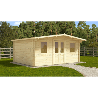 Eurovudas Oxford Log Cabin - 5m x 4m Eurovudas