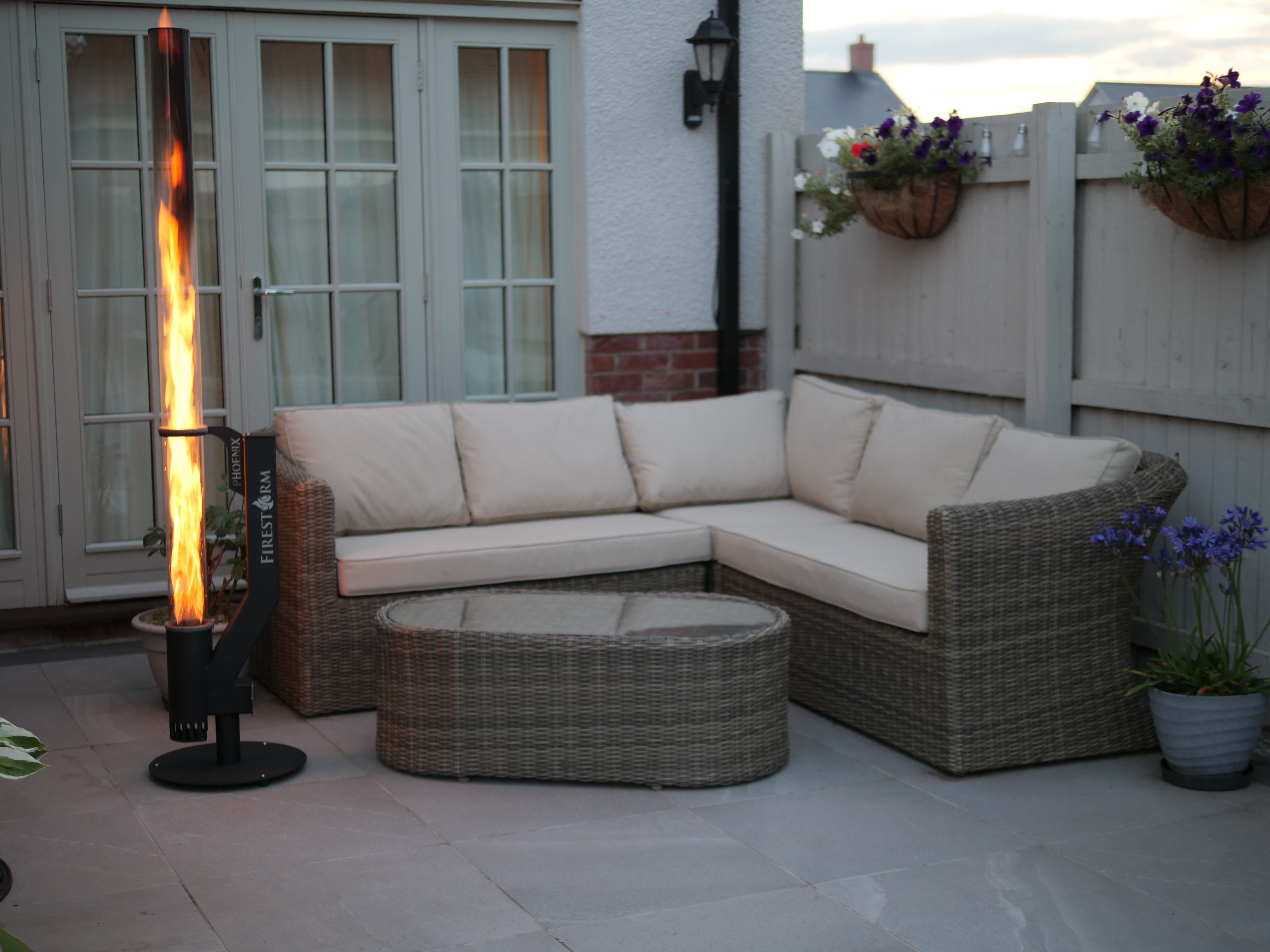 Firestorm Phoenix Flame Pellet Patio Heater - 1.5m