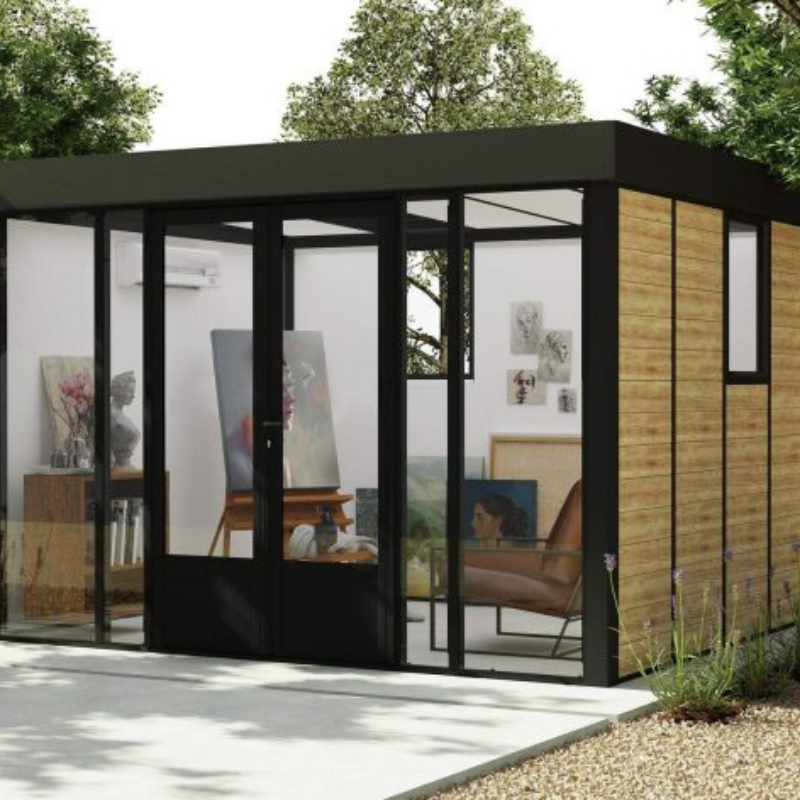Palram-Canopia Copenhagen Garden Office - 10x12 ft Palram-Canopia