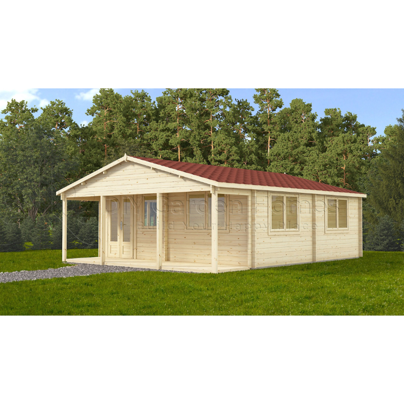 Eurovudas Paris Log Cabin - 6m x 6m Eurovudas