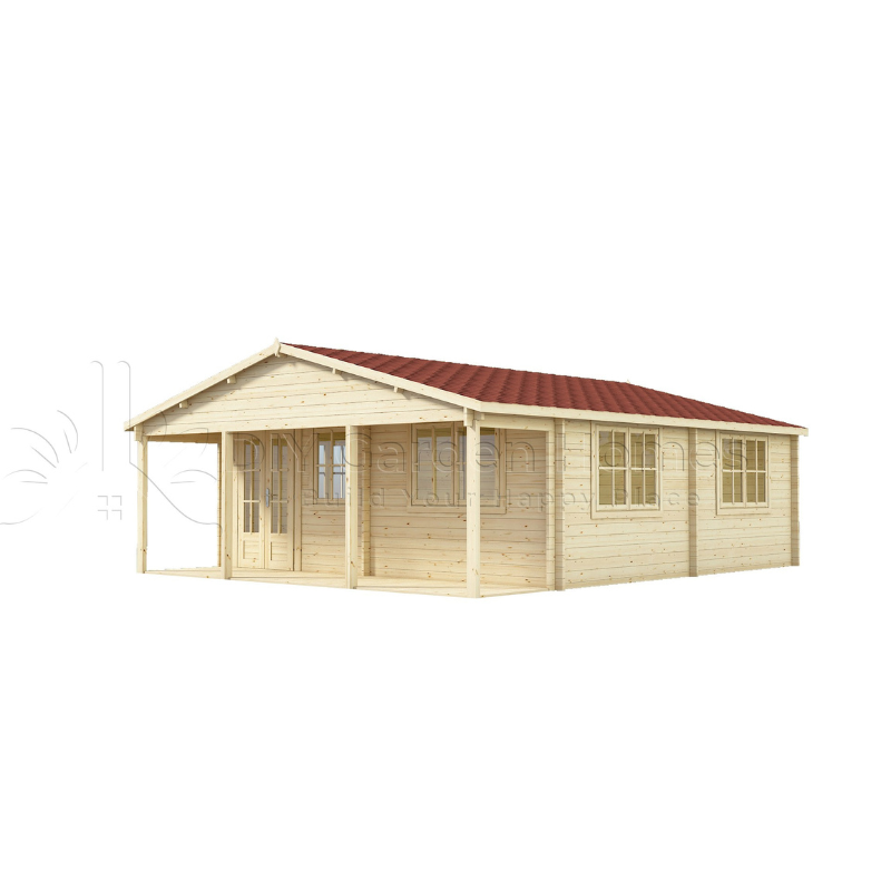 Eurovudas Paris Log Cabin - 6m x 6m Eurovudas