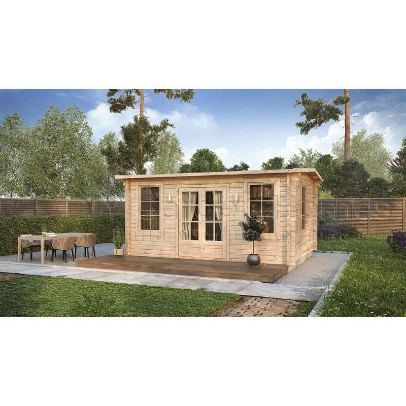 Eurovudas Rome Log Cabin - 5m x 3m Eurovudas