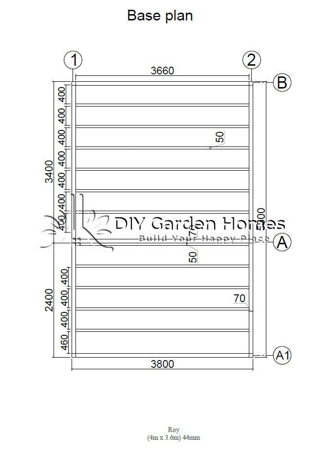 Eurovudas Roy Hot Tub Log Cabin - 4m x 6m Eurovudas