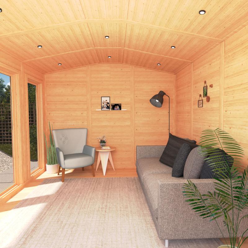 Sherwood Rufford Insulated Garden Room - 4m x 3m (72mm) Mercia