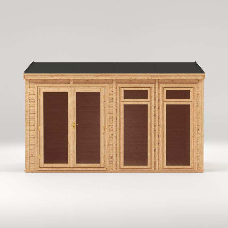 Sherwood Rufford Insulated Garden Room - 4m x 3m (72mm) Mercia