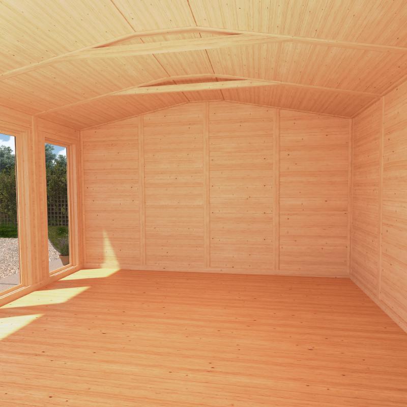 Sherwood Rufford Insulated Garden Room - 4m x 4m (72mm) Mercia