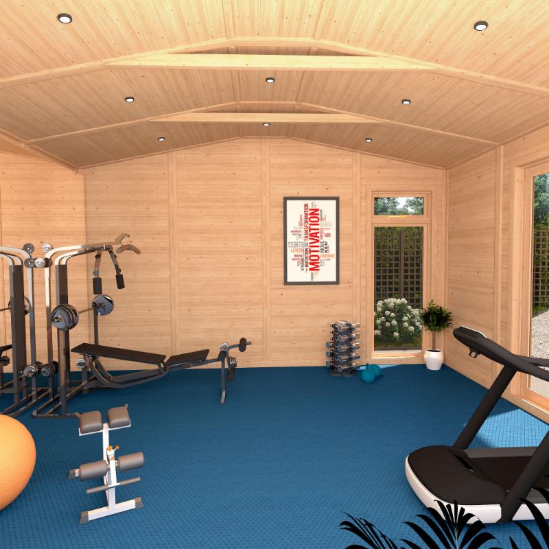 Sherwood Rufford Insulated Garden Room - 4m x 4m (72mm) Mercia