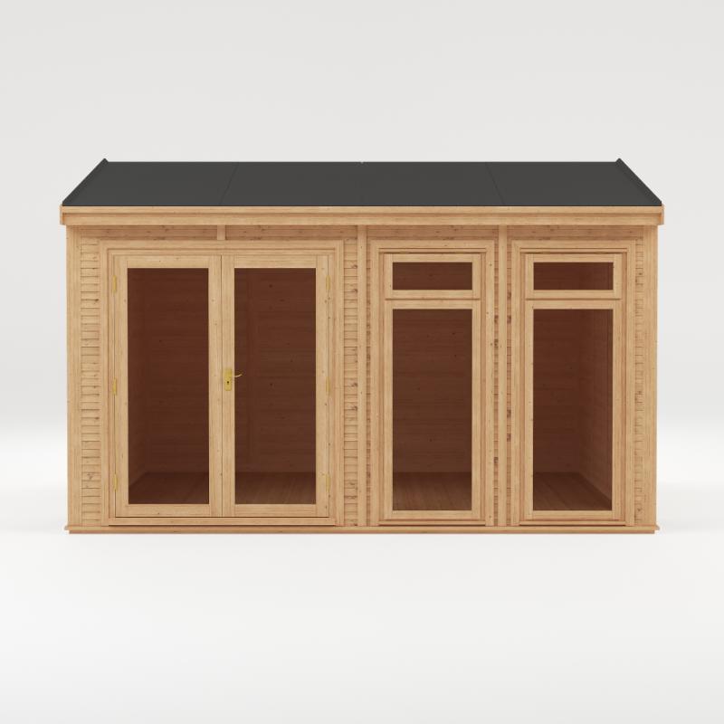 Sherwood Rufford Insulated Garden Room - 4m x 4m (72mm) Mercia