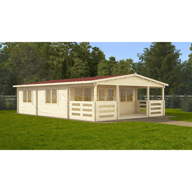 Eurovudas Spagna Log Cabin - 6m x 6.5m Eurovudas