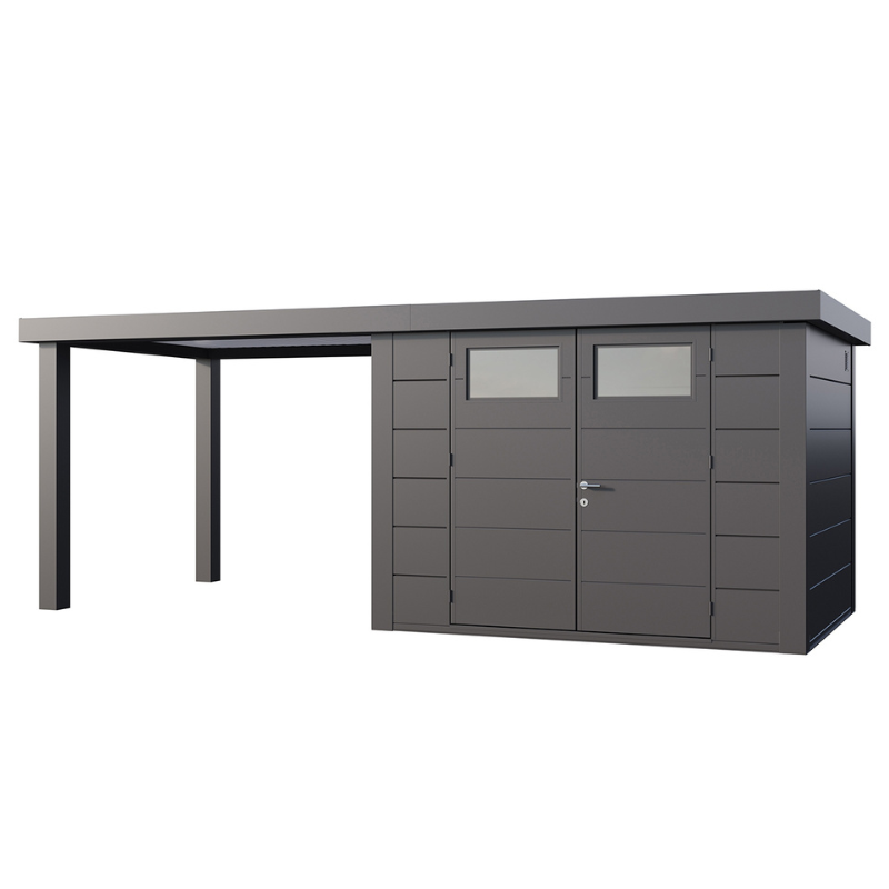 Telluria Eleganto 3024 Metal Garden Room With Large Open Lounge (20 x 8 ft) Telluria