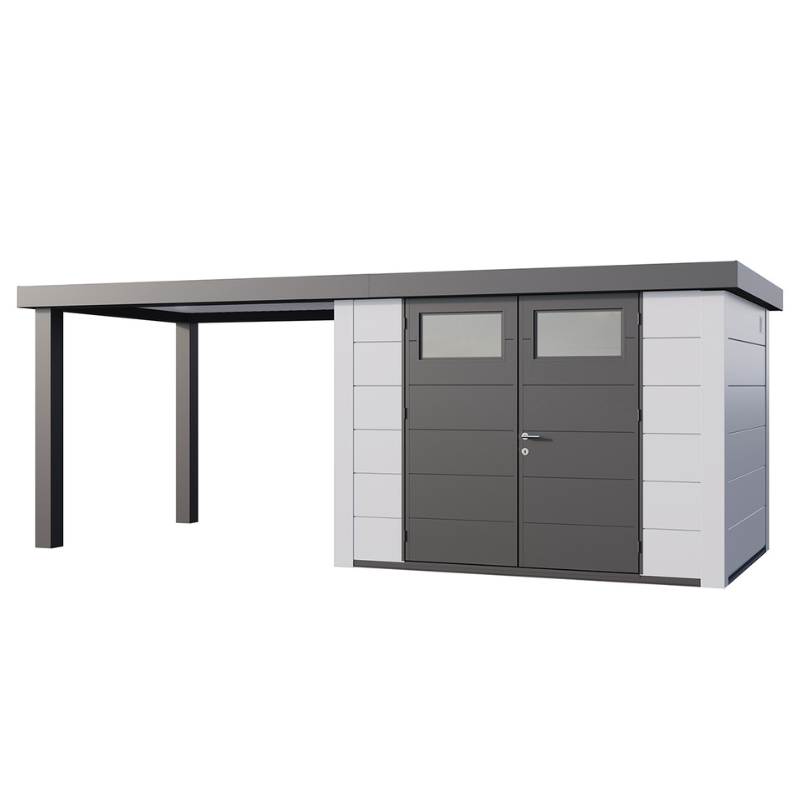 Telluria Eleganto 3024 Metal Garden Room With Large Open Lounge (20 x 8 ft) Telluria