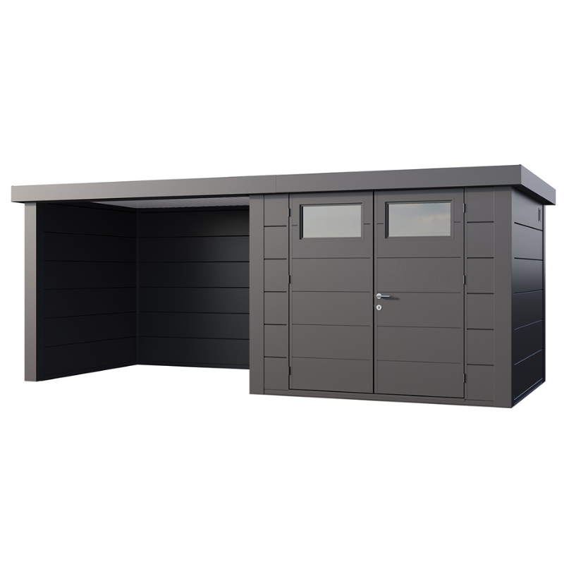 Telluria Eleganto 2724 Metal Garden Room With Small Closed Lounge (15 x 8.5 ft) Telluria