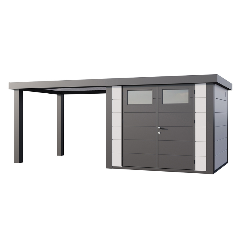 Telluria Eleganto 2724 Metal Garden Room With Large Open Lounge (19x18.5 ft) Telluria