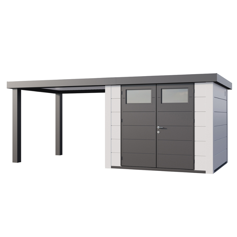 Telluria Eleganto 2724 Metal Garden Room With Large Open Lounge (19x18.5 ft) Telluria