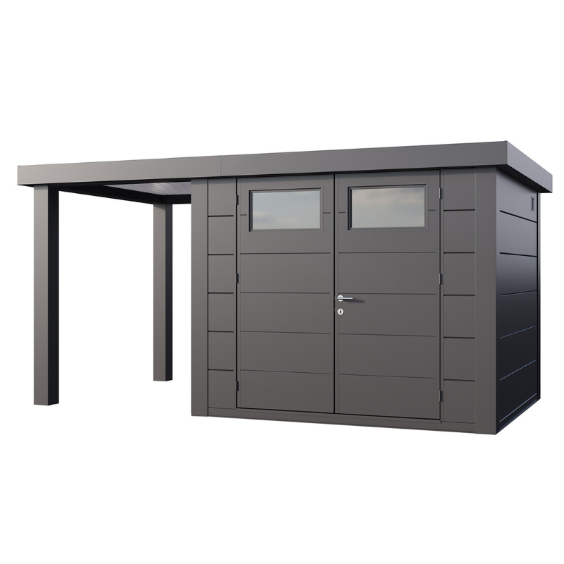 Telluria Eleganto 2724 Metal Garden Room With Small Open Lounge (15 x 8.5 ft) Telluria