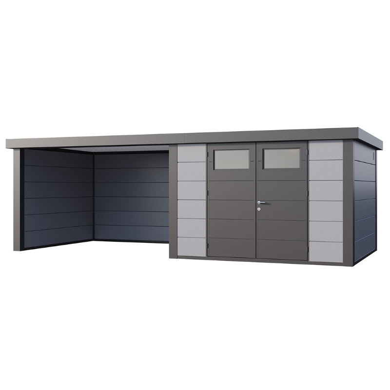 Telluria Eleganto 3030 Metal Garden Room With Large Closed Lounge (22x10.5 ft) Telluria