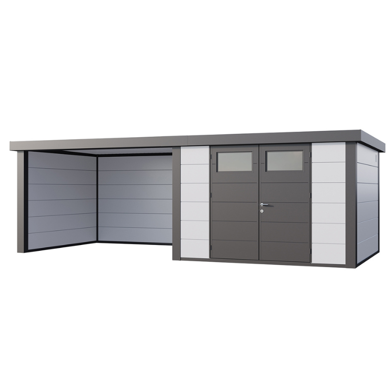 Telluria Eleganto 3030 Metal Garden Room With Large Closed Lounge (22x10.5 ft) Telluria