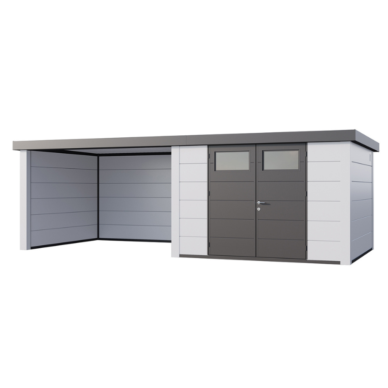 Telluria Eleganto 3030 Metal Garden Room With Large Closed Lounge (22x10.5 ft) Telluria