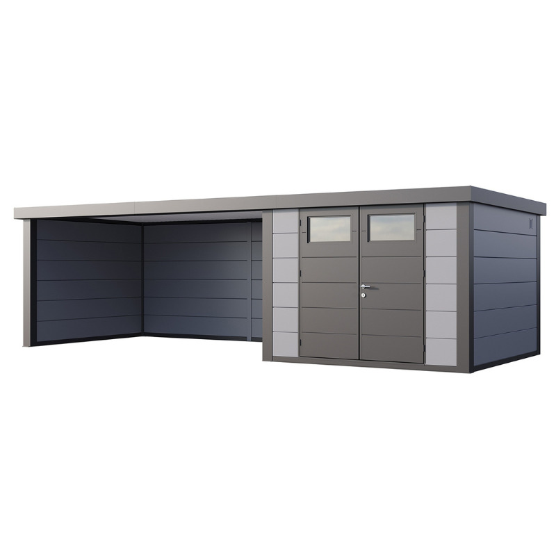 Telluria Eleganto 3030 Metal Garden Room With XL Closed Lounge (25.5x10.5 ft) Telluria