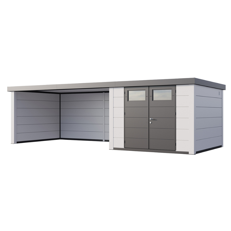 Telluria Eleganto 3030 Metal Garden Room With XL Closed Lounge (25.5x10.5 ft) Telluria