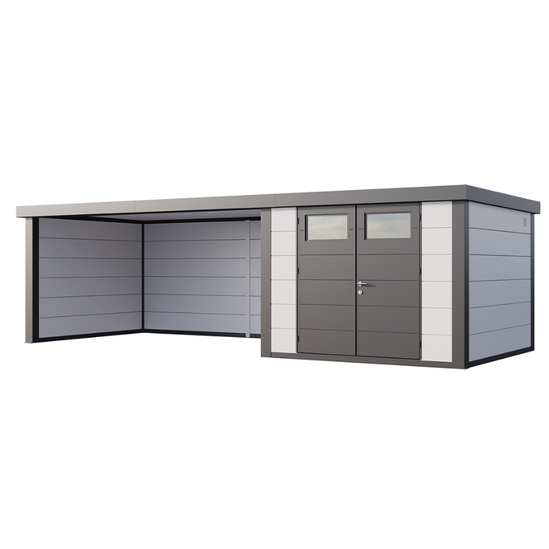 Telluria Eleganto 3030 Metal Garden Room With XL Closed Lounge (25.5x10.5 ft) Telluria