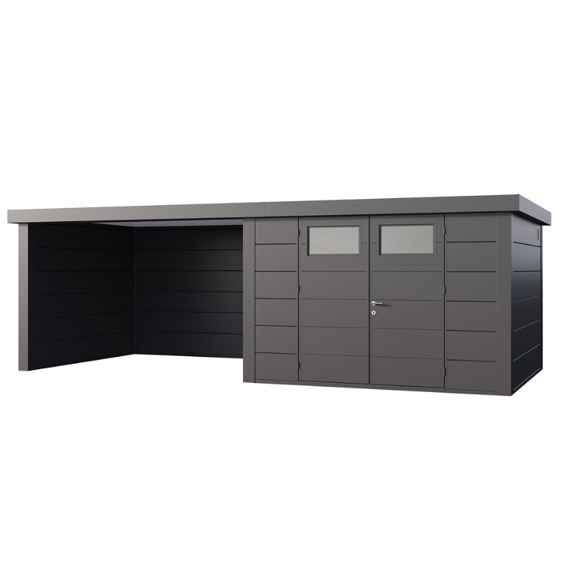 Telluria Eleganto 3330 Metal Garden Room With Large Closed Lounge (23x10.5 ft) Telluria