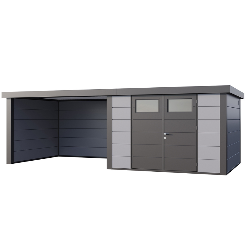 Telluria Eleganto 3330 Metal Garden Room With Large Closed Lounge (23x10.5 ft) Telluria