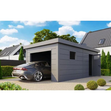 Telluria Eleganto 3663 Metal Garage - 12x20 ft Telluria