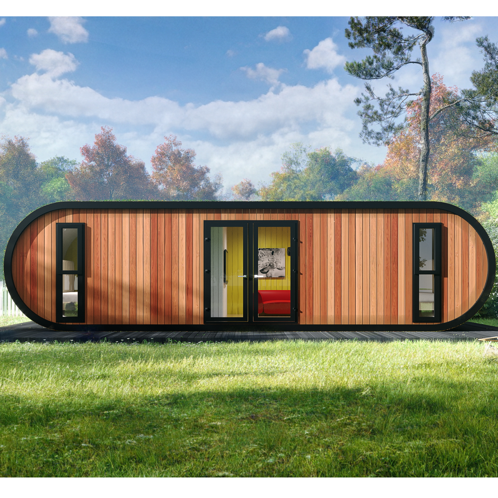 The Golden Peak Grande Glamping Pod - 10m x 3.5m