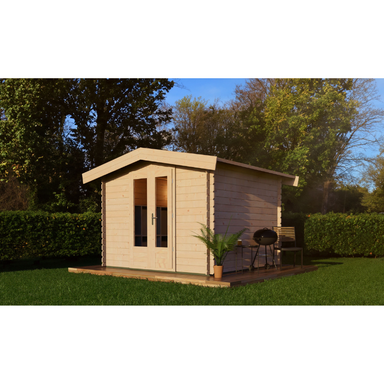 Woodpro Apex Roof Log Cabin - 3 x 2.5 Woodpro