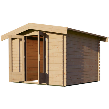 Woodpro Apex Roof Log Cabin - 3 x 2.5 Woodpro