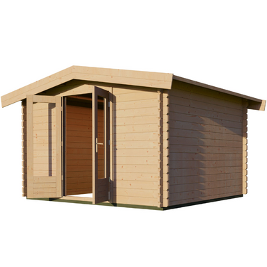 Woodpro Apex Roof Log Cabin - 3.5 x 3 Woodpro