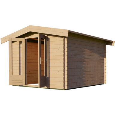 Woodpro Apex Roof Log Cabin - 3 x 3 Woodpro
