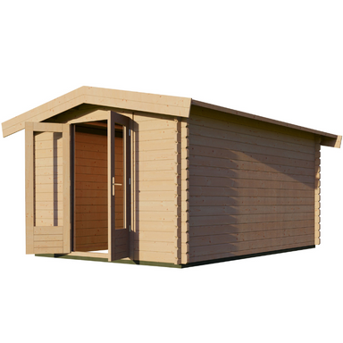 Woodpro Apex Roof Log Cabin - 3 x 4 Woodpro