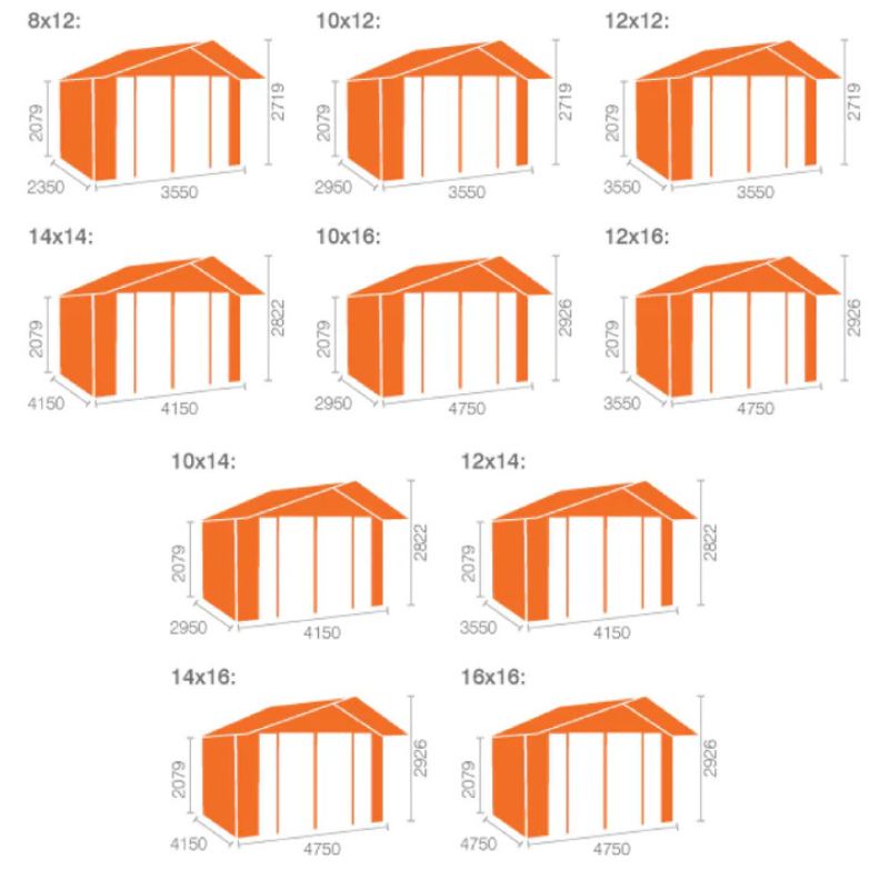 Woodlands The Balmoral Apex Log Cabin - 16ft x 16ft (44mm) Woodlands