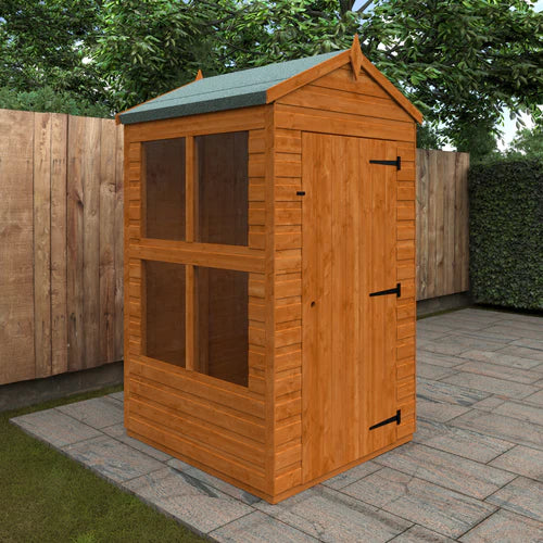 Woodlands Flex Apex Sun Room - 4ft x 4ft Woodlands