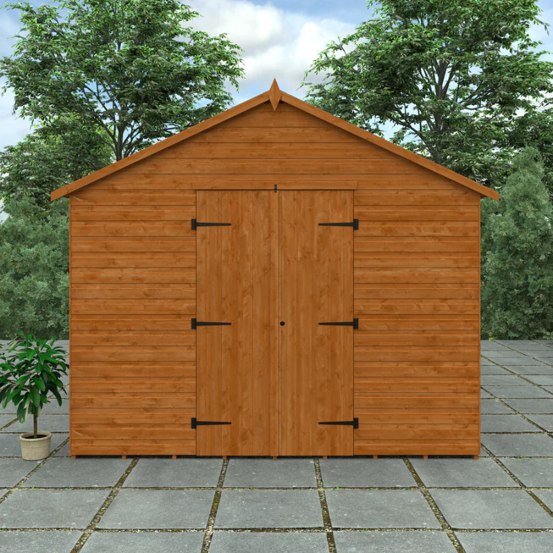 Woodlands XL Workshop Apex Garden Shed - 20ft x 10ft Woodlands