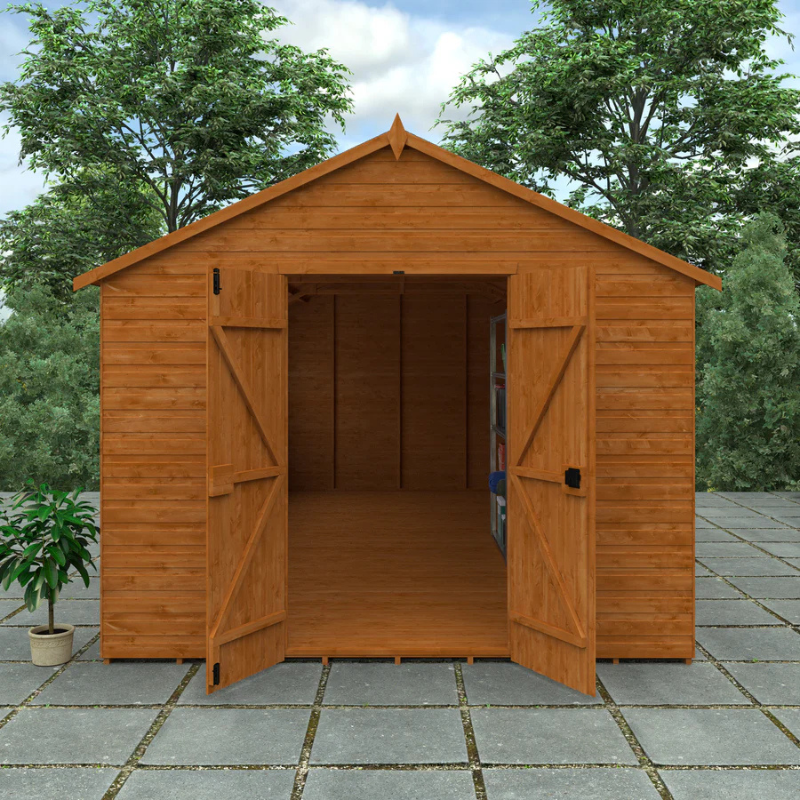 Woodlands XL Workshop Apex Garden Shed - 20ft x 10ft Woodlands