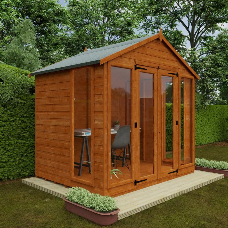 Woodlands Apex Contemporary Summer House - 10ft x 10ft Woodlands